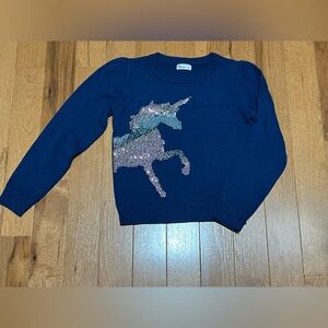 Epic Threads Navy Unicorn Sweater